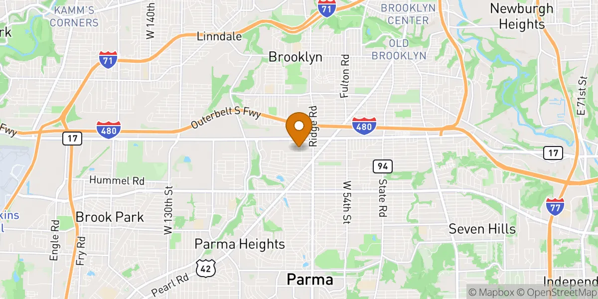  neighborhood map in Parma, OH