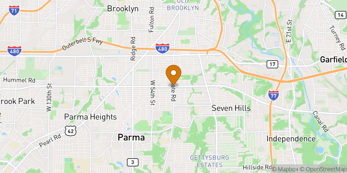  neighborhood map in Parma, OH